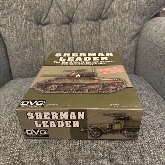 Sherman Leader (open, unpunched, cards sealed) Dan Verssen Games (DVG) - Picture 9 of 13